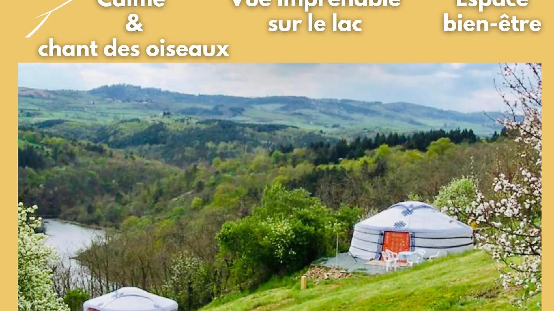 Anouchka O Fil 2 L'Eau, Yourte En Bord De Lac Saint-Jean-Saint-Maurice-sur-Loire Luxury tent